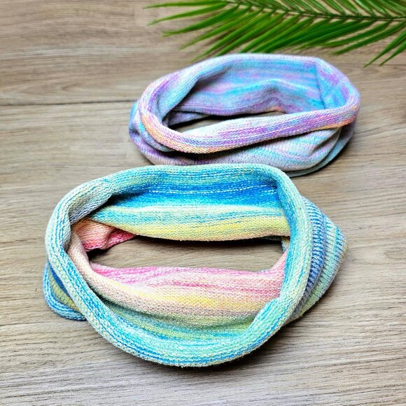 Handmade Cotton Headband for Dreads Braids Hair Wrap Multi-Use Hiking Gaiter - Picture 3 of 6
